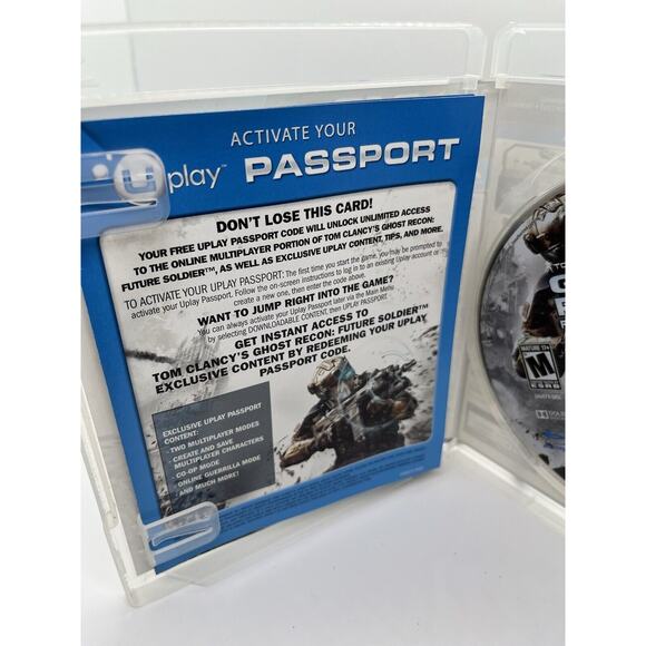 Tom Clancy's Ghost Recon: Future Soldier (Sony PlayStation 3, 2012) CIB - Tested - Picture 6 of 9